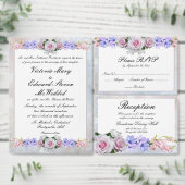 Tampon Auto-encreur Adresse élégante du Mariage de script (Personnalisez la collection de ce créateur indépendant.)