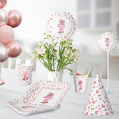 Serviette En Papier Coquette rose mignonne Bottes et bow