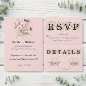 Spring Floral Wedding Invitation (Personnalisez la collection de ce créateur indépendant.)