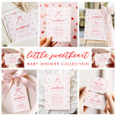Numéro De Table Pink Stripes Valentine's Table Name Card 
