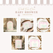 Serviette En Papier Pink Tini Un Est Sur Le Chemin Baby shower