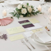 Formal Simple Frame Modern Wedding Pistachio Drieluik Kaart