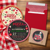 Ronde Pizza-partij Kinderen van afgelopen dag Kaart
