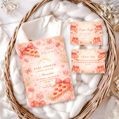 Carte D'accompagnement Pizza Night Diapper Raffle