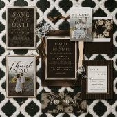 Tenture Bar ouvert et boisson signature Brown Floral Maria