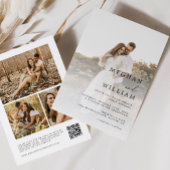 Carte Élégante calligraphie Script Mariage Ses Vows