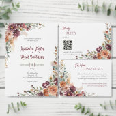 Faire-part de mariage Pétales de Prune (Personnalisez la collection de ce créateur indépendant.)