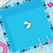 Serviette En Papier Parti de la fête du pool