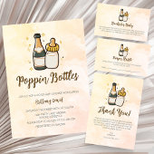 Serviette En Papier Bouteilles Poppin Baby shower moderne Bouteille bé