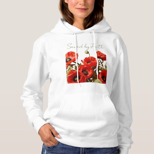 Collection Poppy Fields - Sweat - shirt à capuche  (Devant)