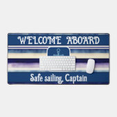 Collection populaire Summer Navy Blue Boat Stripes (Clavier et souris)