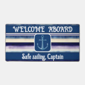 Collection populaire Summer Navy Blue Boat Stripes (Recto)