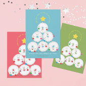 Cartes Pour Fêtes Annuelles Poudre de sucre beignets Noël