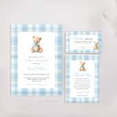 Serviette En Papier Ours Préparé Fête de Naissance Garçon