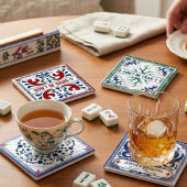 Carte de Noël Mahjong joyeuse