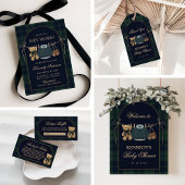 Invitation Preppy Polo Teddy Bear Baby Shower