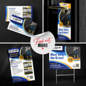 Druk Wassen Huis Raam Reiniging Power Wash Flyer