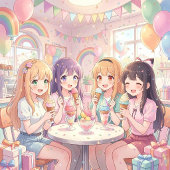 Invitation Fête d'anniversaire sur le thème de la glace pour