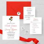 Menu Mariage minimaliste de Primrose
