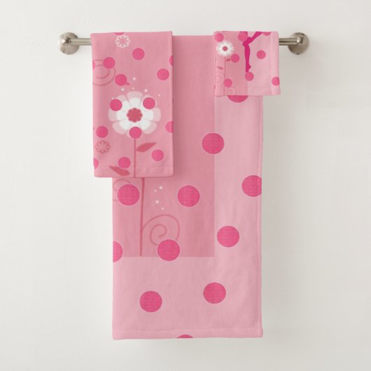 Collection Princesse rose - JEU DE SERVIETTES DE B (En situation)