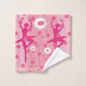 Collection Princesse rose - JEU DE SERVIETTES DE B (Gant de toilette)