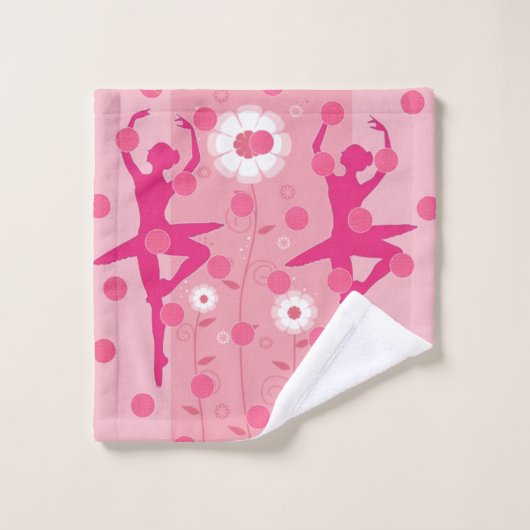 Collection Princesse rose - JEU DE SERVIETTES DE B (Gant de toilette)