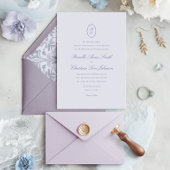 Bandeau De Faire-part Mariage de couple de monogramme de script