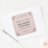 Collection privée Chandelle artisanale Étiquette r (Enveloppe)