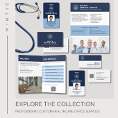 Dokter Bar Code ID van medische zorgkliniek Badge