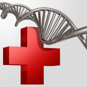 Badge D'identification Réseau ADN de sciences Médicales professionnelles