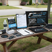 Black Pressure Power Washing Home Cleaning Pro Rubberstempel