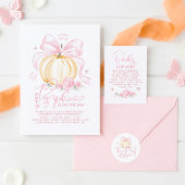 Signe De Table Tirage de couche bébé Citrouille Automne Faveurs d