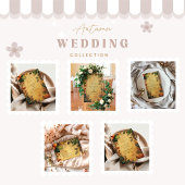 Save The Date Citrouille Mariage floral épice