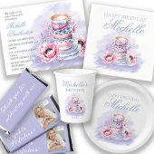 Banderoles Elégant Pink Cheval Un An Plus Photo Anniversaire