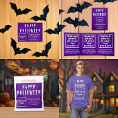 Badge Rond 7,6 Cm Salutation d'Halloween d'affaires sur forme ronde