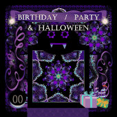 Tablier Parapluie violet & coeurs .7