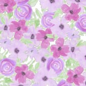 Assiettes En Carton Joli Baby shower d'aquarelle violet