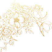 Aangepaste wilde bloemen spandoek