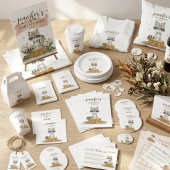 Dessous De Verre En Grès Sweet Raccoon Forest Baby Shower