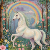 Assiettes En Carton Rainbow Unicorn Anniversaire