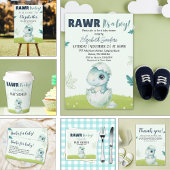 Rawr It’s a Boy Dinosaur Baby Shower Invitation