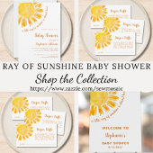Serviette En Papier Ray of Sunshine Genre Baby shower neutre