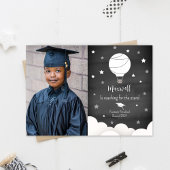 Balloon à air chaud + Stars Faire-part de graduati