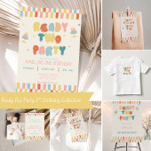 Invitation Anniversaire 2 Ans Ready Two Party Colo