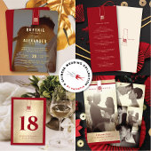 Save The Date Rectangle Double Happiness Mariage Chinois Photo