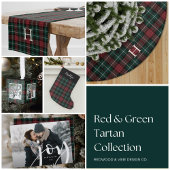 Holiday Tartan Canvas Afdruk