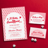 Rode en Roze Valentijnse Baby showers Luierkrabbel Acryl Bord