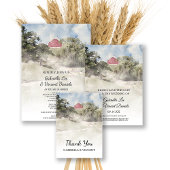 Assiettes En Carton Red Grange sur Hillside Country Farm Mariage