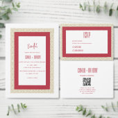 Sachets En Papier Mariage rouge (Personnalisez la collection de ce créateur indépendant.)