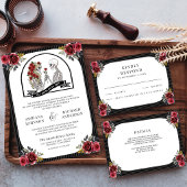 Numéro de table de mariage aux roses de couple de